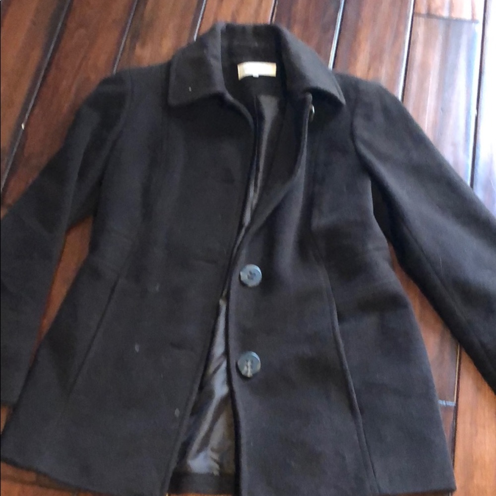 Brown pea coat